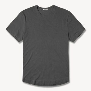 JET VENICE WASH TOUGH-KNIT CURVED HEM TEE
